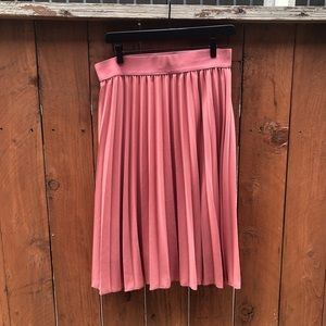(3 for $30) Andi + James Pink Midi Skirt